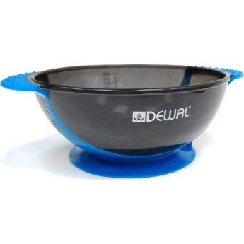 Чаша для краски DEWAL T-18blue, 300 мл, с прорезиненной вставкой