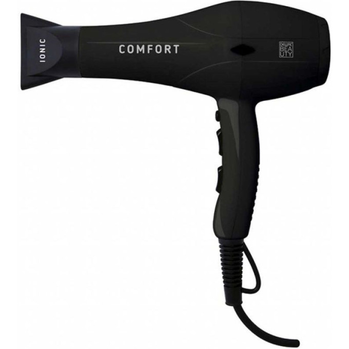 Фен DEWAL BEAUTY COMFORT BLACK, черный, 2200 Вт, 1 насадка