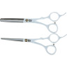 Набор парикмахерских ножниц 5,5″ DEWAL SET-MD-W, прямые и филировочные