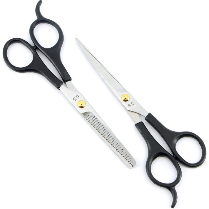 Набор ножниц DEWAL Easy Step B1-9 — прямые и филировочные, 6,5″