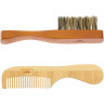 Набор расческа и щётка для усов мини BARBER STYLE DEWAL CO-007/2
