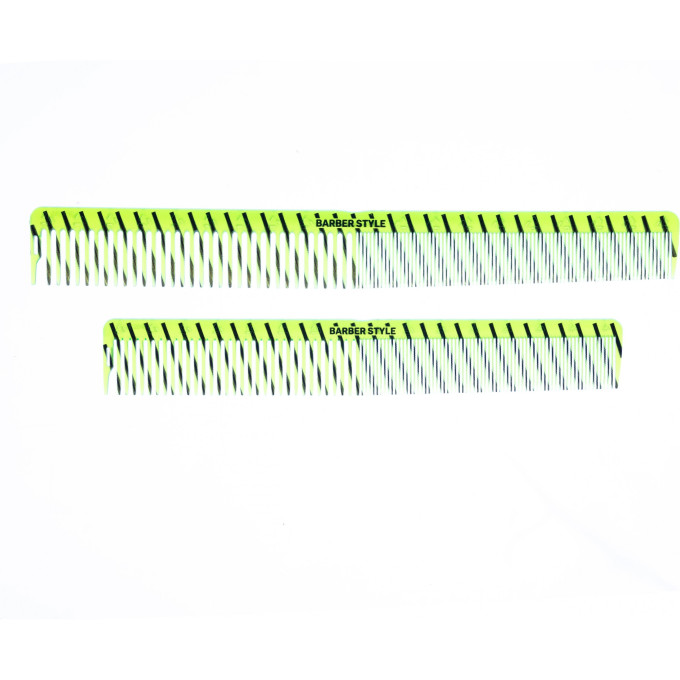 Набор расчесок DEWAL BARBER STYLE NEON, 2 шт