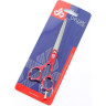 Парикмахерские ножницы DEWAL COLOUR STEP прямые 6″ M31960-RD, красные