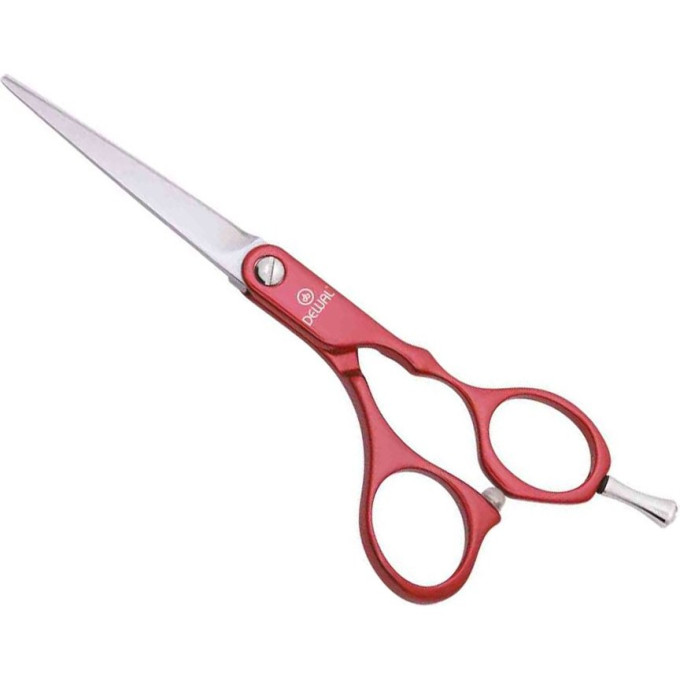 Парикмахерские ножницы DEWAL COLOUR STEP прямые 6″ M31960-RD, красные
