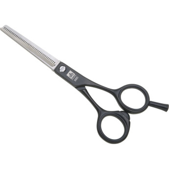 Парикмахерские ножницы DEWAL PROFI STEP BS255 прямые 5,5″ чёрные
