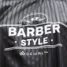 Пеньюар для стрижки DEWAL BARBER STYLE, полиэстер, полоска 140х158 см, на крючках
