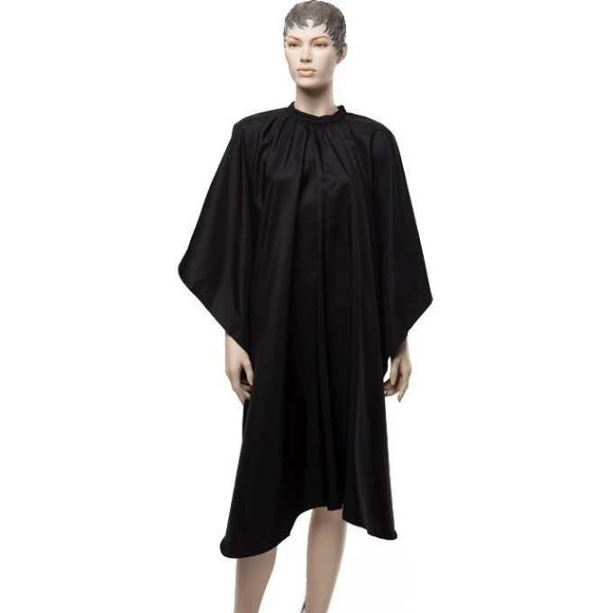Пеньюар для стрижки МАТОВЫЙ DEWAL AA09Black