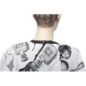 Пеньюар для стрижки на крючках BARBER 128 х 150 см DEWAL AE02W