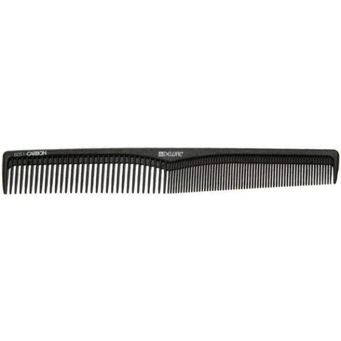 Расческа рабочая CARBON BRAWN DEWAL CO-6051-CARBON