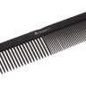 Расческа рабочая DEWAL CARBON black комбинированная, черная 19 см