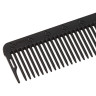 Расческа рабочая DEWAL CARBON black комбинированная, черная 19 см