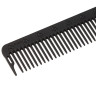 Расческа рабочая DEWALCARBON black комбинированная, черная 18 см
