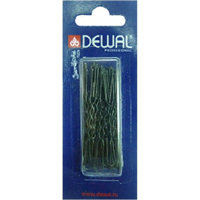 Шпильки 60 мм волна, черные (24 шт.) DEWAL SLT60V-1/24