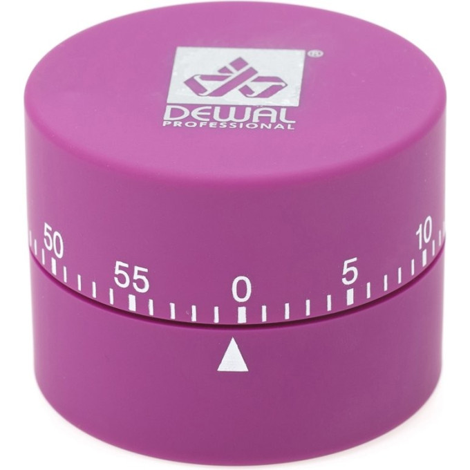 Таймер механический, круглый, фиолетовый DEWAL NTM11purple
